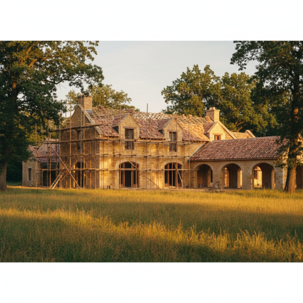 Construction d'une villa provençale traditionnelle à Cabriès